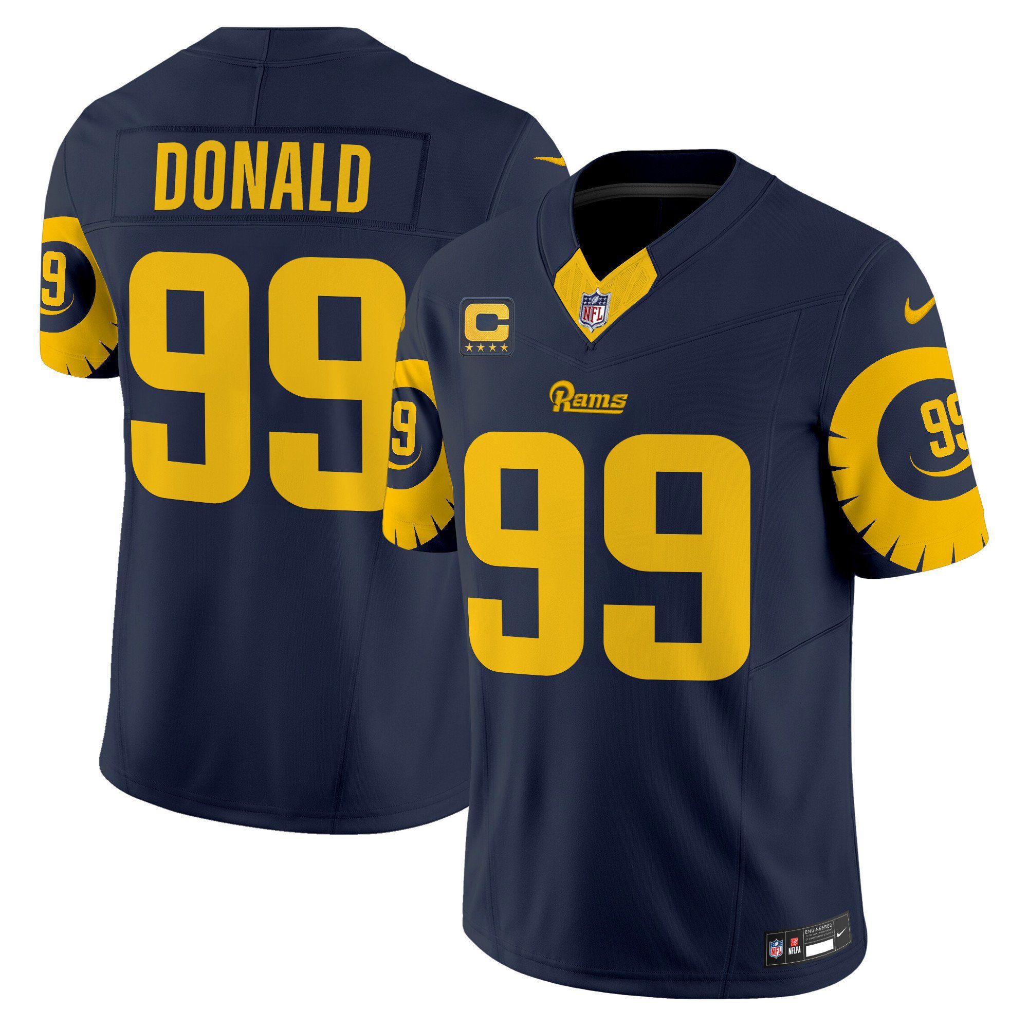 Men Los Angeles Rams #99 Donald Drak Blue 2024 Nike Special Vapor Limited NFL Jersey